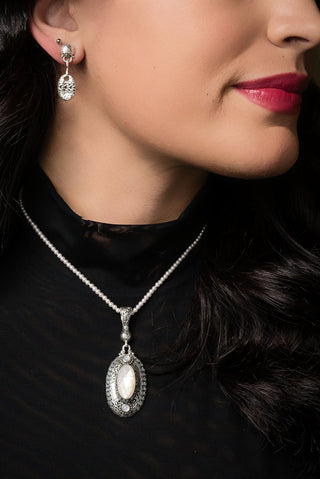 Resilience Pendant™ in White Mother of Pearl - Multi Stone - only found at SARDA™