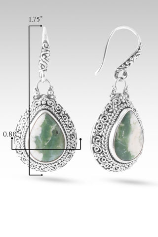 Revival Coming Earrings™ in Green Opal - Bali Wire - only found at SARDA™