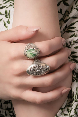 Revival Coming Ring™ in Green Opal - Statement - only found at SARDA™