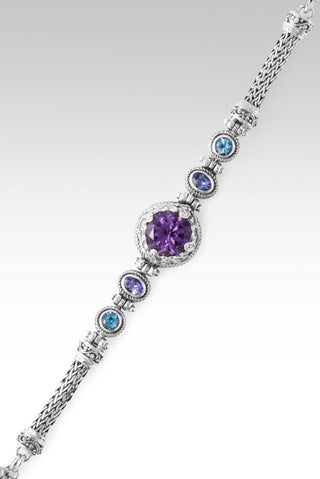 Rich in Jesus Bracelet™ in Amethyst, Tanzanite & Swiss Blue Topaz - Multi Stone - only found at SARDA™