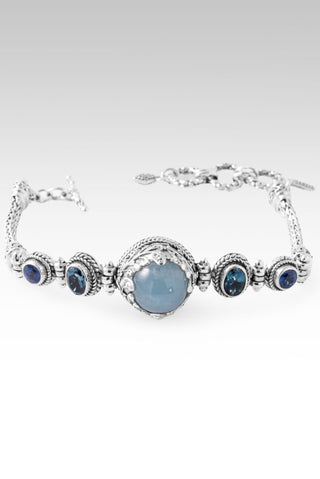 Rich in Jesus Bracelet™ in Aquamarine, London Blue Topaz & Blue Kyanite - Multi Stone - only found at SARDA™