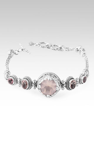 Rich in Jesus Bracelet™ in Cloud Pink Rose Quartz. Always True Rose™ Mystic Quartz & Pale Plum™ Mystic Topaz - Multi Stone - only found at SARDA™