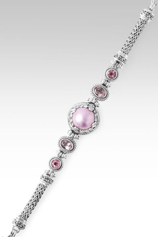 Rich in Jesus Bracelet™ in Pink Mabe Pearl, J P Topaz™ Mystic Topaz & Pale Plum™ Mystic Topaz - Multi Stone - only found at SARDA™