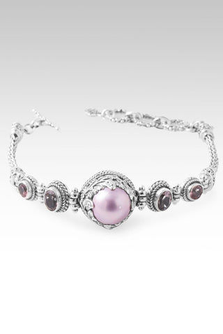 Rich in Jesus Bracelet™ in Pink Mabe Pearl, J P Topaz™ Mystic Topaz & Pale Plum™ Mystic Topaz - Multi Stone - only found at SARDA™