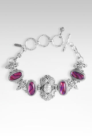 Right Where I Belong Bracelet™ in Pink Purple Abalone Quartz Triplet - Multi Stone - SARDA™