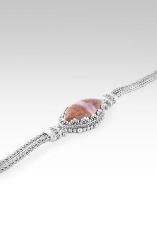 Rock Which I Stand Bracelet™ in Seam Agate - Single Stone - only found at SARDA™