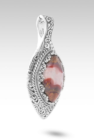 Rock Which I Stand Pendant™ in Seam Agate - Single Stone - only found at SARDA™