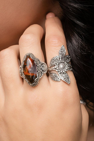 Rock Which I Stand Ring II™ in Seam Agate - Statement - only found at SARDA™