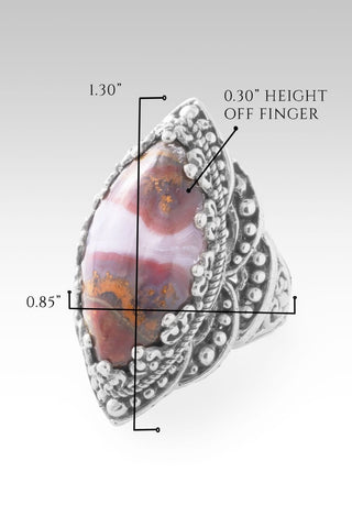 Rock Which I Stand Ring™ in Seam Agate - Statement - only found at SARDA™