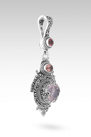 Safe With Him Pendant™ in Cloud Pink Rose Quartz, Always True Rose™ Mystic Quartz & Pale Plum™ Mystic Topaz - Multi Stone - only found at SARDA™