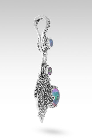 Safe With Him Pendant™ in Odyssey Rose™ Mystic Quartz & Australian Opal - Multi Stone - only found at SARDA™