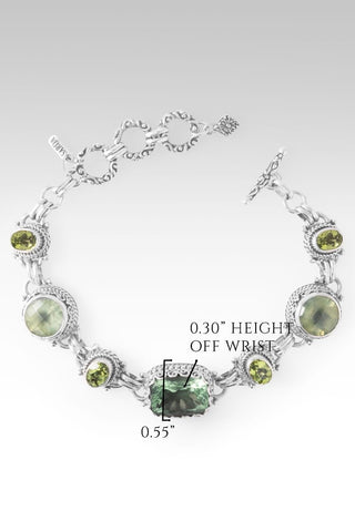 Saves The Lost Bracelet™ in Sea Green Fluorite, Peridot & Prehnite - Multi Stone - only found at SARDA™