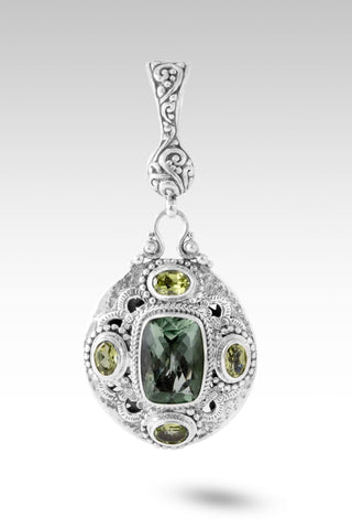 Saves The Lost Pendant™ in Sea Green Fluorite & Peridot - Multi Stone - only found at SARDA™