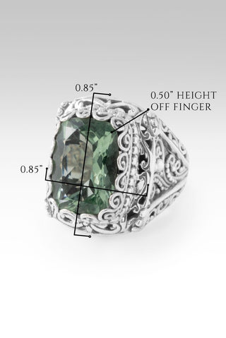 Saves The Lost Ring™ in Sea Green Fluorite - Dinner - only found at SARDA™