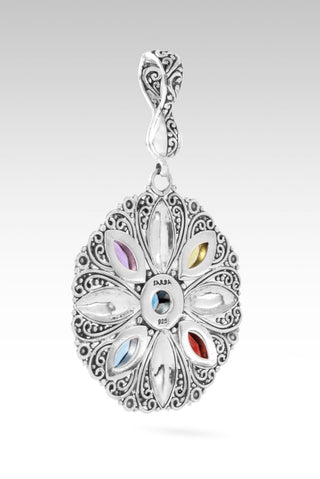 Searching Completed Pendant™ in London Blue Topaz, Amethyst, Swiss Blue Topaz, Garnet & Peridot - Multi Stone - only found at SARDA™