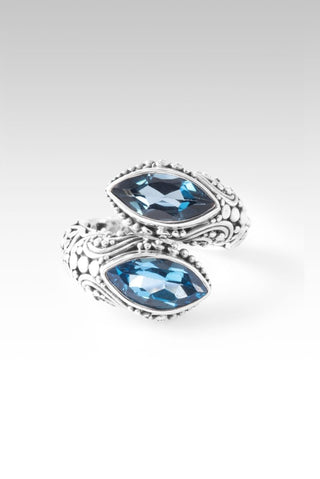 Searching Completed Ring™ in Blue Topaz & London Blue Topaz - Bypass - only found at SARDA™