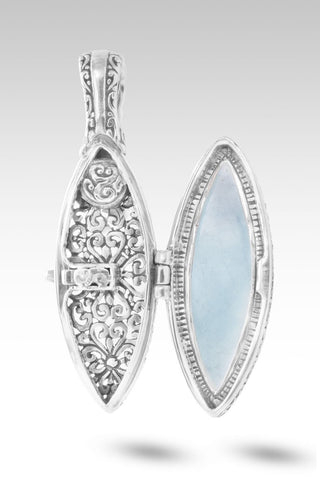 See Evidence U Exist Pendant™ in Aquamarine - Single Stone - only found at SARDA™
