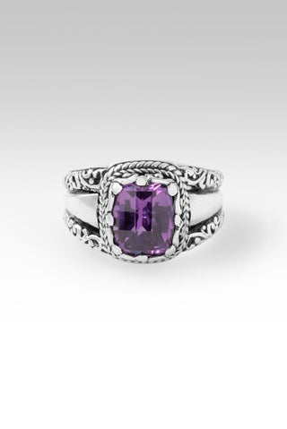 Seen U Move Mountains Ring II™ in Plum Lab Created Sapphire - Dinner - only found at SARDA™
