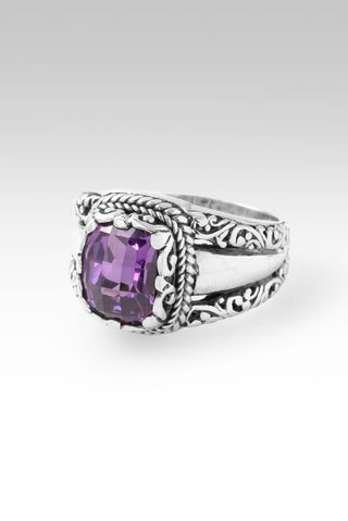 Seen U Move Mountains Ring II™ in Plum Lab Created Sapphire - Dinner - only found at SARDA™