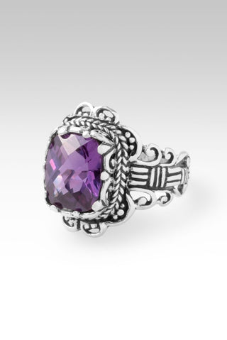 Seen U Move Mountains Ring™ in Plum Lab Created Sapphire - Dinner - only found at SARDA™