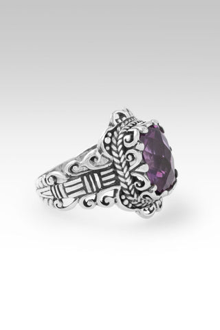Seen U Move Mountains Ring™ in Plum Lab Created Sapphire - Dinner - only found at SARDA™
