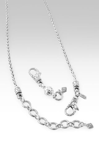 Seen UR Faithfulness Necklace™ in Serenity Blue Chalcedony, Angelite & Rainbow Moonstone - Multi Stone - only found at SARDA™
