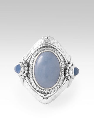 Seen UR Faithfulness Ring II™ in Angelite & Serenity Blue Chalcedony - Statement - only found at SARDA™