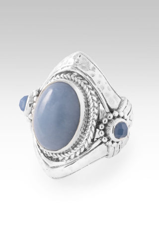 Seen UR Faithfulness Ring II™ in Angelite & Serenity Blue Chalcedony - Statement - only found at SARDA™