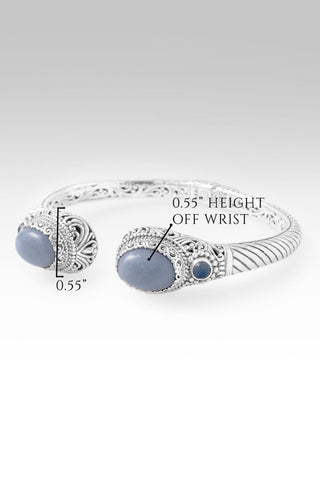 Seen UR Faithfulness Tip-To-Tip Bracelet™ in Angelite & Serenity Blue Chalcedony - Tip-to-Tio - only found at SARDA™