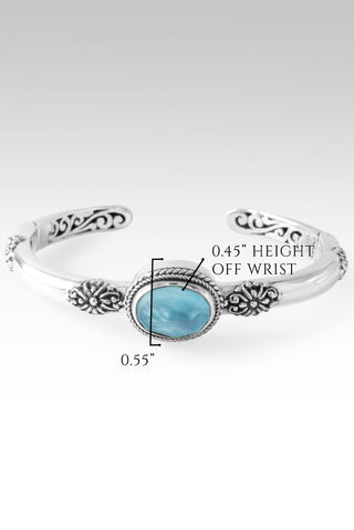 Sees My Worth Cuff Bracelet™ in Paraiba Mother of Pearl Quartz - Cuff - only found at SARDA™
