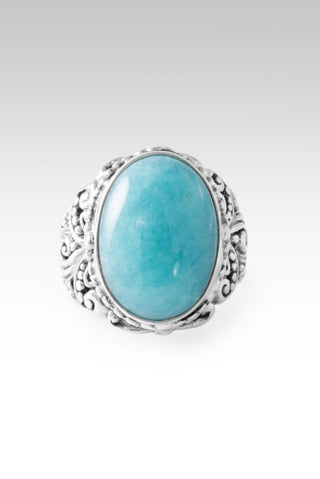 Sees My Worth Ring™ in Amazonite - Statement - only found at SARDA™