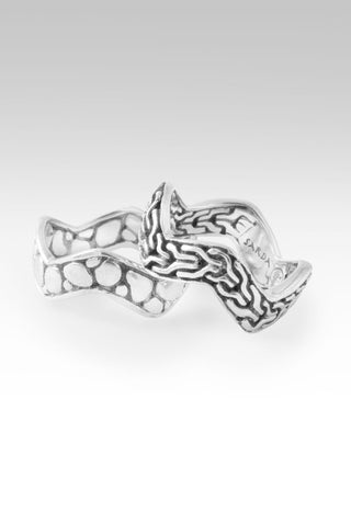 Serene Spirit Ring™ in Chainlink & Watermark - Stackable - only found at SARDA™