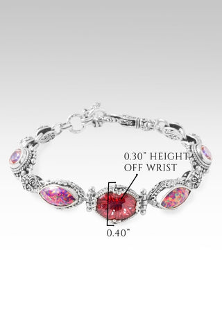 Shake Up All Traditions Bracelet™ in Berrylicious™ Mystic Quartz, Red Ember Simulated Opal & Ardent™ Mystic Topaz - Multi Stone - only found at SARDA™