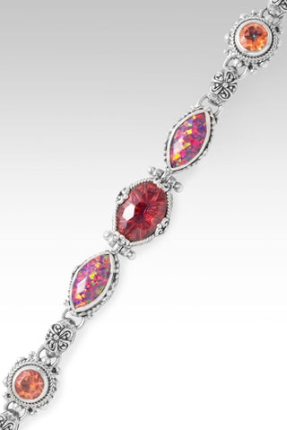 Shake Up All Traditions Bracelet™ in Berrylicious™ Mystic Quartz, Red Ember Simulated Opal & Ardent™ Mystic Topaz - Multi Stone - only found at SARDA™