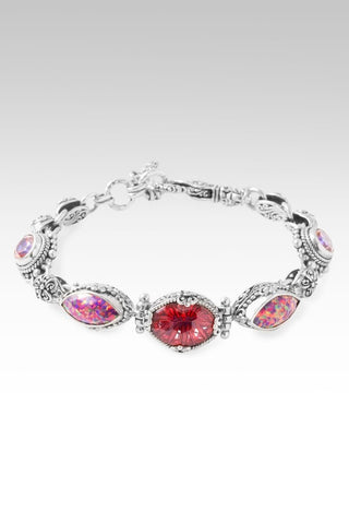 Shake Up All Traditions Bracelet™ in Berrylicious™ Mystic Quartz, Red Ember Simulated Opal & Ardent™ Mystic Topaz - Multi Stone - only found at SARDA™
