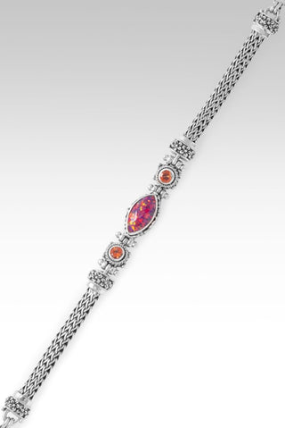 Shake Up All Traditions Bracelet™ in Red Ember Simulated Opal & Ardent™ Mystic Topaz - Multi Stone - only found at SARDA™