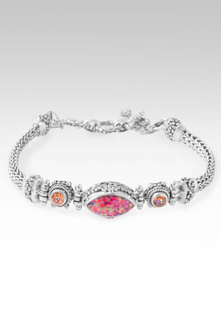 Shake Up All Traditions Bracelet™ in Red Ember Simulated Opal & Ardent™ Mystic Topaz - Multi Stone - only found at SARDA™