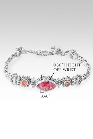 Shake Up All Traditions Bracelet™ in Red Ember Simulated Opal & Ardent™ Mystic Topaz - Multi Stone - only found at SARDA™