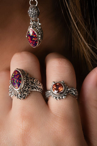 Shake Up All Traditions Ring™ in Ardent™ Mystic Topaz - Stackable - only found at SARDA™