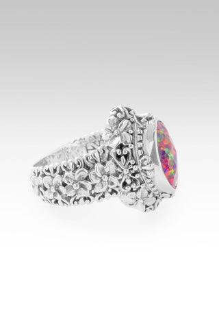 Shake Up All Traditions Ring™ in Red Ember Simulated Opal - Dinner - only found at SARDA™