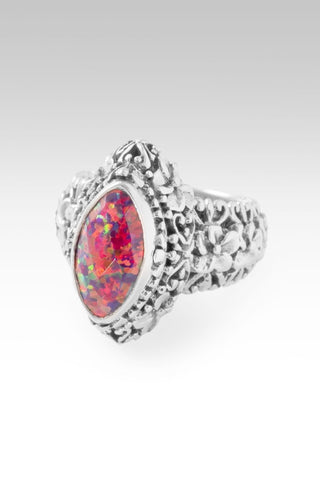 Shake Up All Traditions Ring™ in Red Ember Simulated Opal - Dinner - only found at SARDA™