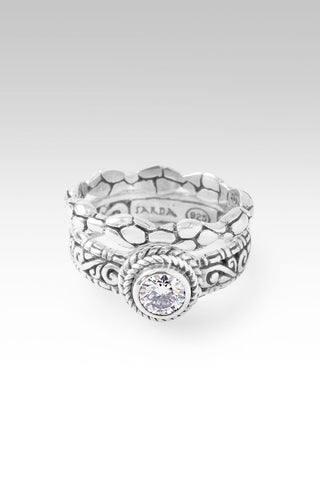 Share Joy Ring Set of 2™ in Moissanite - Stackable - only found at SARDA™