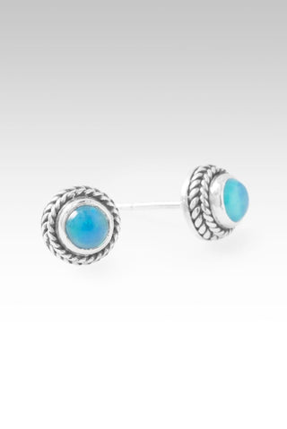 Signature Stud Earrings™ in Paraiba Ethiopian Opal - Stud - only found at SARDA™