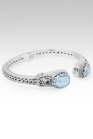 Somebody Loves U Tip-To-Tip Bracelet™ in Larimar & Swiss Blue Topaz - Tip-to-Tip - only found at SARDA™