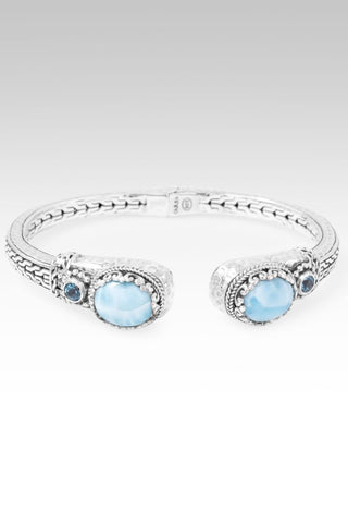 Somebody Loves U Tip-To-Tip Bracelet™ in Larimar & Swiss Blue Topaz - Tip-to-Tip - only found at SARDA™