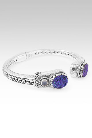 Somebody Loves U Tip-To-Tip Bracelet™ in Peacock Purple Green™ Drusy & Serenity Blue Chalcedony - Tip-to-Tip - only found at SARDA™
