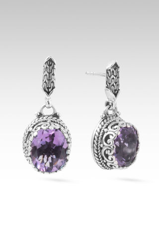 Somebody's Child Earrings™ in Amethyst - Stud Dangle - only found at SARDA™