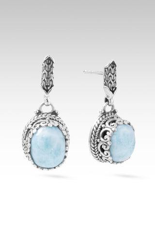 Somebody's Child Earrings™ in Larimar - Stud Dangle - only found at SARDA™