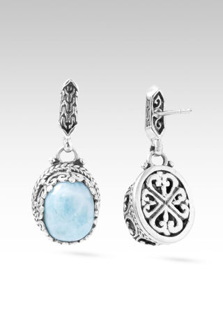 Somebody's Child Earrings™ in Larimar - Stud Dangle - only found at SARDA™