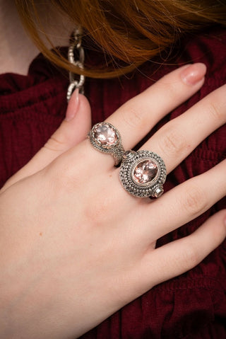 Somebody's Hero Ring™ in Always True Rose™ Mystic Quartz - Dinner - only found at SARDA™
